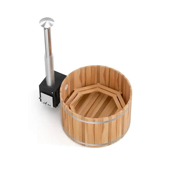 Badefass aus Massivholz mit Holzofen kaufen